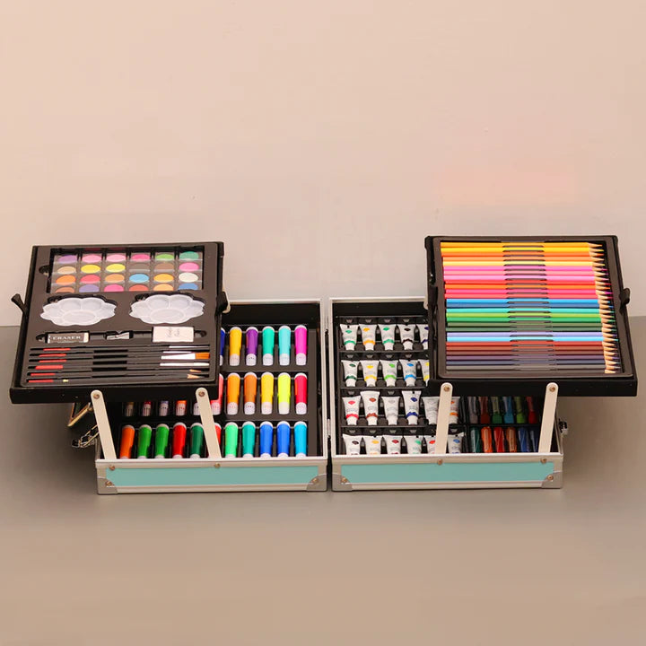 Set de Arte Profesional de 145 Piezas para Niños Maletín